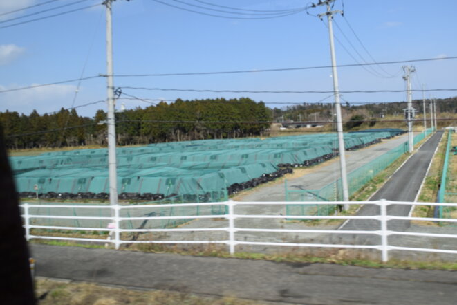 stockage des sacs contaminés