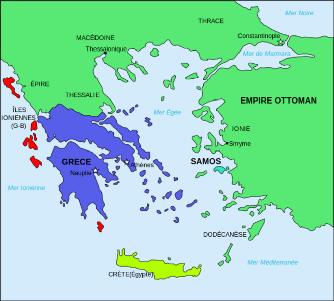 Grèce remaniée en 1832 Grèce remaniée en 1832