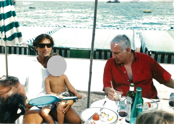 No such thing as a free lunch: Arnaud Mimran and Benjamin Netanyahu in Monaco in August 2003. © Mediapart No such thing as a free lunch: Arnaud Mimran and Benjamin Netanyahu in Monaco in August 2003. © Mediapart