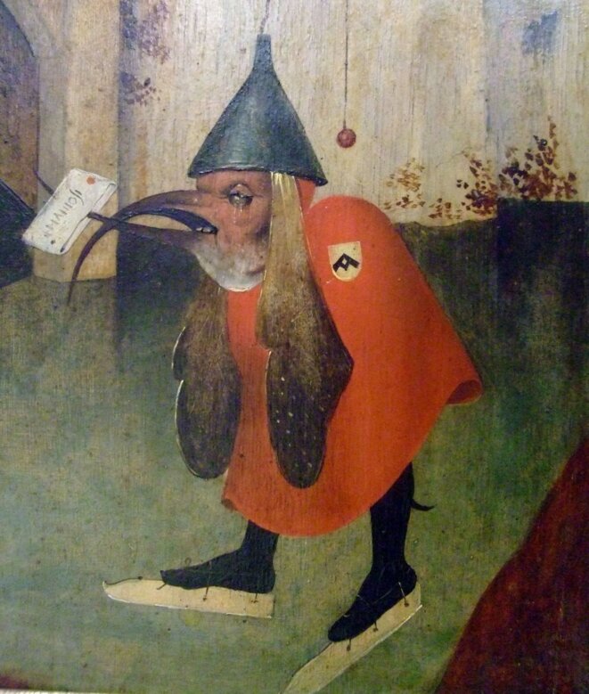 Jérôme Bosch : La Tentation de Saint Antoine – détail. Jérôme Bosch : La Tentation de Saint Antoine – détail.