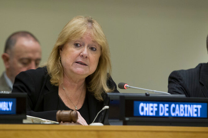 Susana Malcorra cuando era el número 2 de la ONU, 2015. © UN Photo