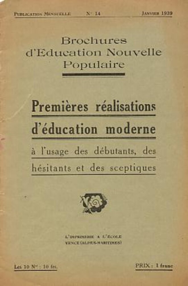 Pour la rénovation publique de L’École