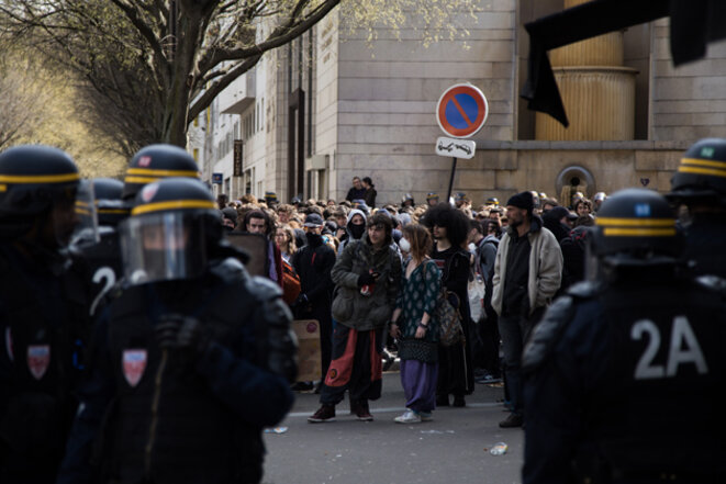 A Paris, le 14 avril. © Jérôme Chobeaux A Paris, le 14 avril. © Jérôme Chobeaux