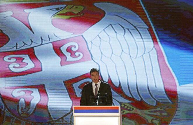 Le premier ministre serbe Aleksandar Vucic en décembre 2015 © Reuters