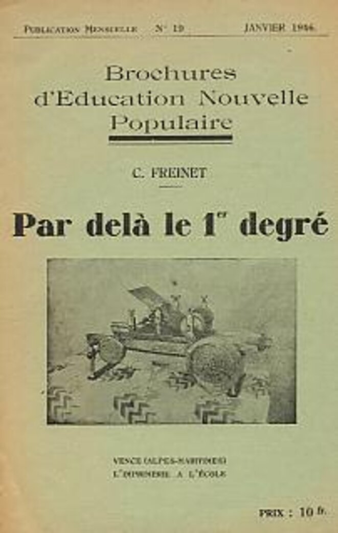 La pédagogie Freinet ne se réduit pas à l’école primaire !