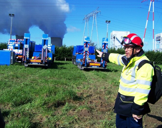 Un exercice de la « FARN » à la centrale Saint-Laurent-des-Eaux