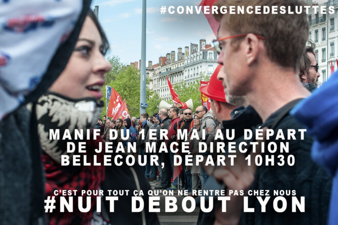 Manif du 1er mai, Lyon.