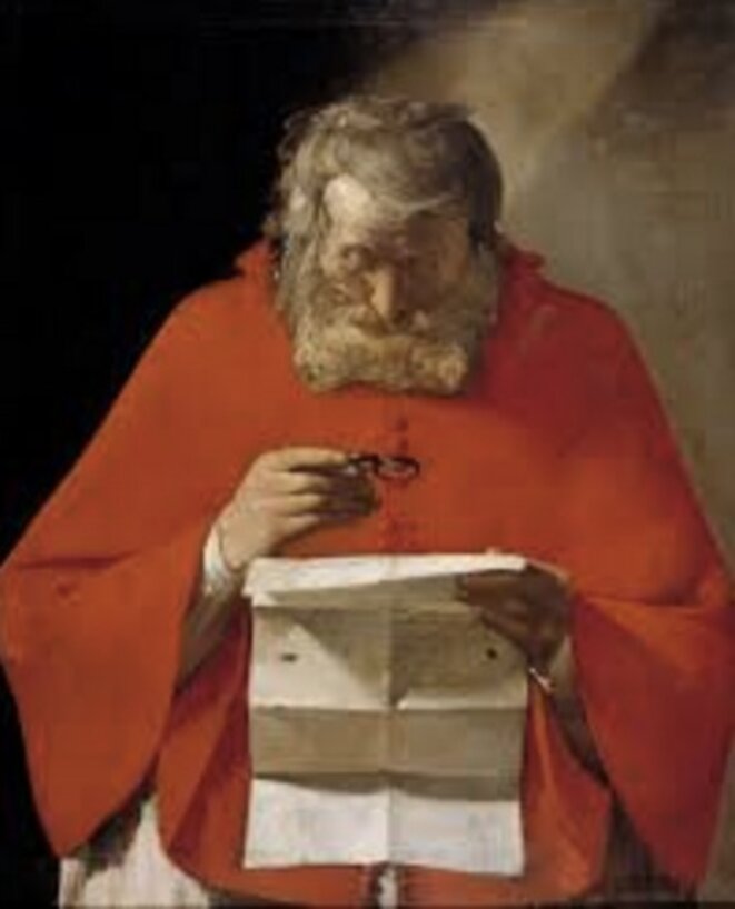 Saint Jérôme lisant une lettre (Prado) Saint Jérôme lisant une lettre (Prado)