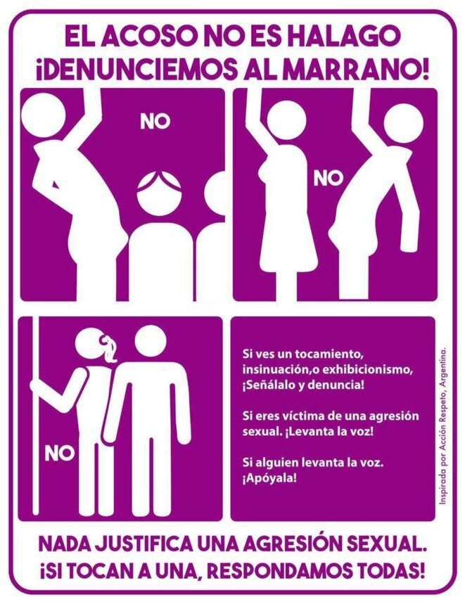 Affiche #24A : « Si vous en touchez une nous répondrons toutes » © Inclusión México @inclusionmex sur twitter Affiche #24A : « Si vous en touchez une nous répondrons toutes » © Inclusión México @inclusionmex sur twitter
