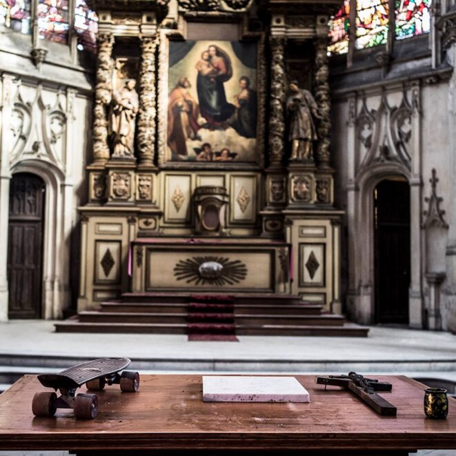 La nouvelle ecclesia Saint-Nicaise © Nuit Debout Rouen La nouvelle ecclesia Saint-Nicaise © Nuit Debout Rouen