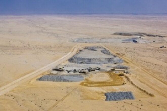 Site de Trekkopje en Namibie. © DR Site de Trekkopje en Namibie. © DR