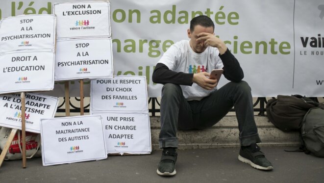 Grève de la faim du président de vaincre l'autisme