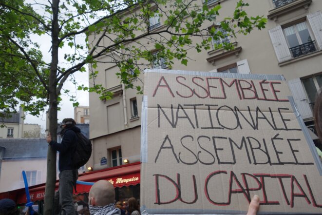 Paris, jeudi 12 mai 2016, manifestation contre la loi sur le travail © Rachida El Azzouzi