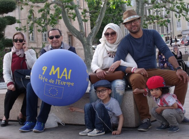Ils sont venus en famille pour la Fête de l'Europe © Philippe LEGER Ils sont venus en famille pour la Fête de l'Europe © Philippe LEGER