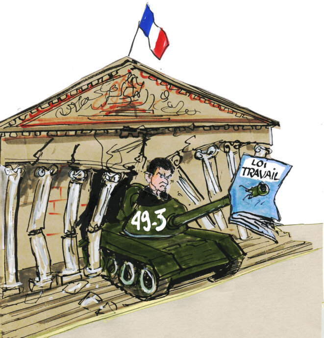 LA LOI PASSE ....LA DEMOCRATIE TREPASSE