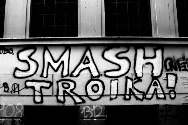 Dans la quartier très politisé d’Exarchia, le 3 mai 2016. Crédit Photo : Nicolas Richen. Dans la quartier très politisé d’Exarchia, le 3 mai 2016. Crédit Photo : Nicolas Richen.