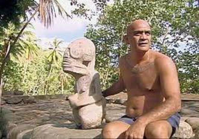 Lucien RO'O TEIKIKEUHINA KIMITETE à NUKU HIVA. (1952 - 23. 05. 2002). Lucien RO'O TEIKIKEUHINA KIMITETE à NUKU HIVA. (1952 - 23. 05. 2002).
