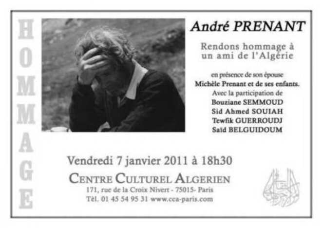 Décolonisation et recolonisation en Algérie, Par André Prenant*