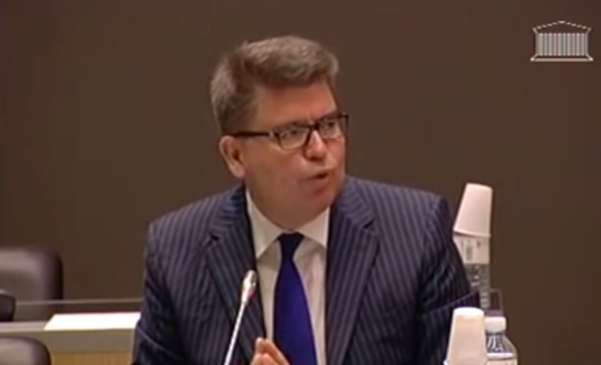 Bruno Bézard, lors de son audition à l'Assemblée sur l'affaire Cahuzac Bruno Bézard, lors de son audition à l'Assemblée sur l'affaire Cahuzac