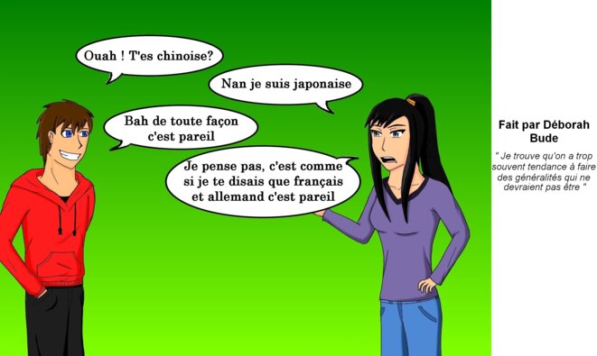 Je trouve qu'on a trop souvent tendance à faire des généralités qui ne devraient pas être © Déborah Bude Je trouve qu'on a trop souvent tendance à faire des généralités qui ne devraient pas être © Déborah Bude