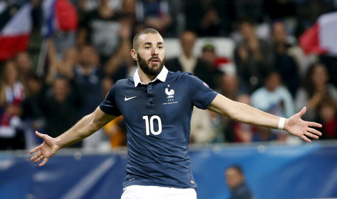 Karim Benzema, du temps où il portait le maillot de l'équipe de France © Reuters Karim Benzema, du temps où il portait le maillot de l'équipe de France © Reuters