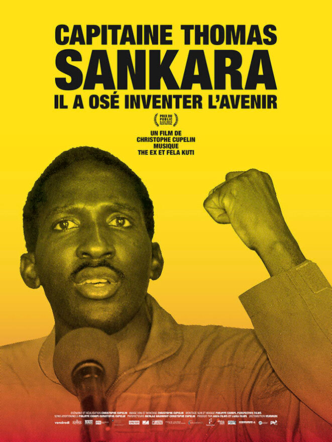 Affiche du film Capitaine Thomas Sankara projeté le 18 Mai Affiche du film Capitaine Thomas Sankara projeté le 18 Mai