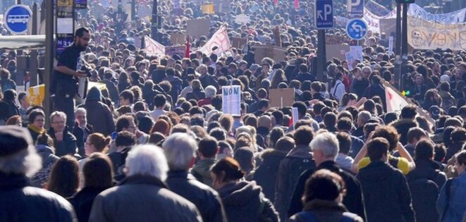 Manifestation le 17 mars © la parisienne libérée