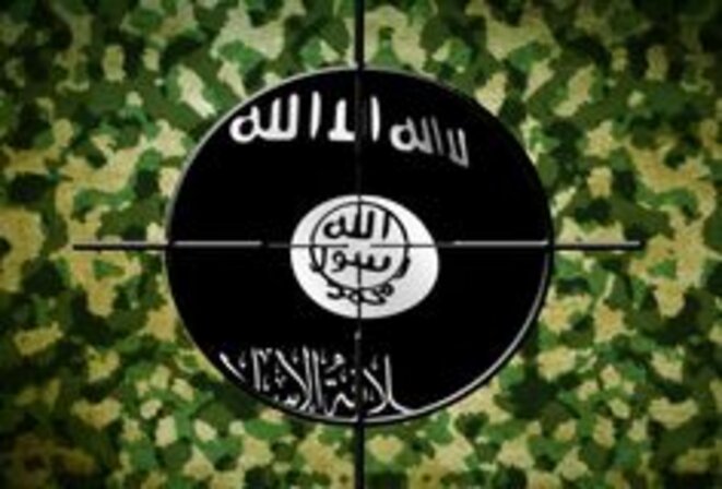 Drapeau ISIS ciblé © Inconnu Drapeau ISIS ciblé © Inconnu