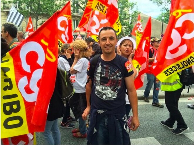 Guillaume Brante, délégué CGT chez Haribo © MG