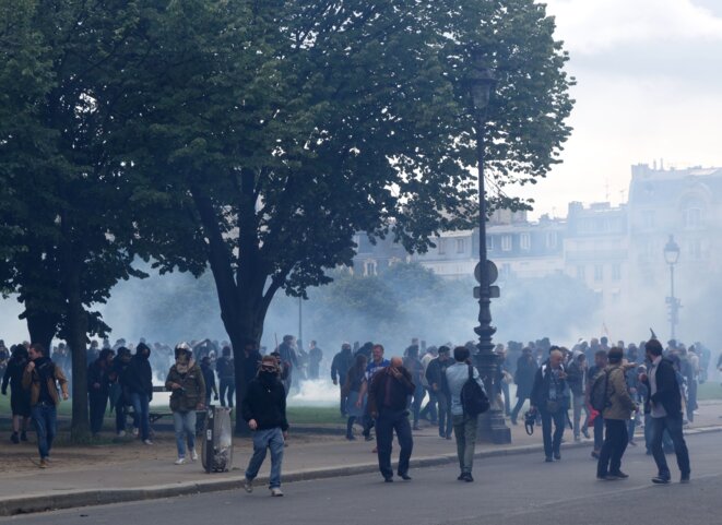 Invalides, mardi 14 juin 2016 © Rachida El Azzouzi