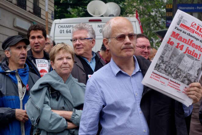 Manifestation contre la loi sur le travail, 14 juin 2016 © Rachida El Azzouzi