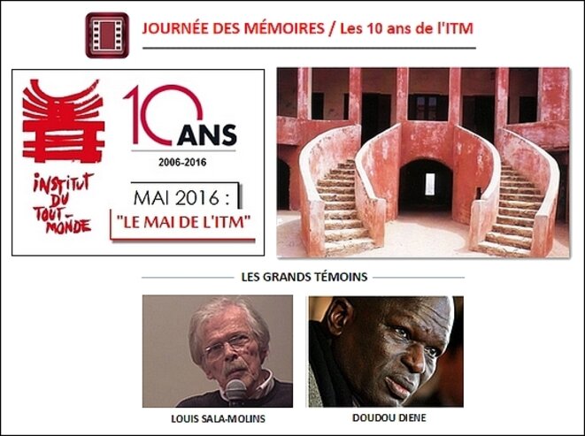VIDÉOS de la "Journée des Mémoires" de l'ITM, Paris, 10 mai 2016