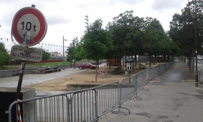 Eole après l'évac: grilles, chiens, vigiles, murs, barbelés, par un voisin écoeuré