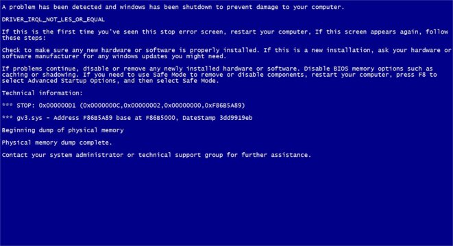 bsod