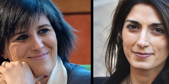Chiara Appendino et Virginia Raggi
