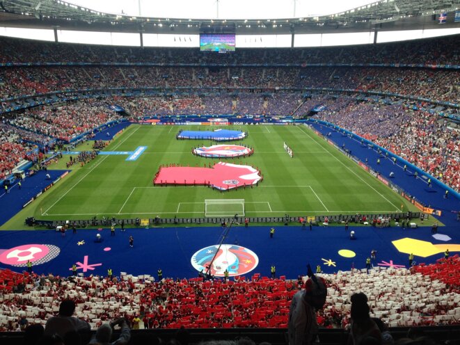 Islande-Autriche au Stade de France, le 22 juin 2016. © Pierre Puchot Islande-Autriche au Stade de France, le 22 juin 2016. © Pierre Puchot