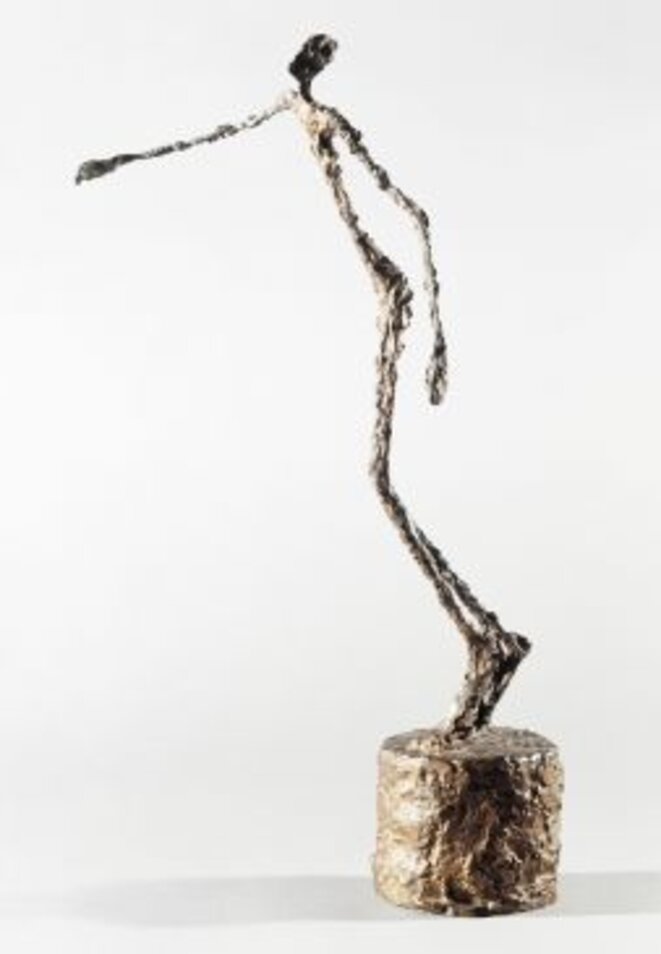 Alberto Giacometti, « L'Homme qui chavire », bronze (1950-52)