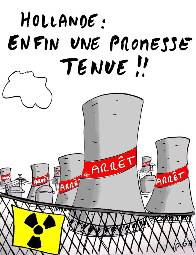 Centrales nucléaires en grève