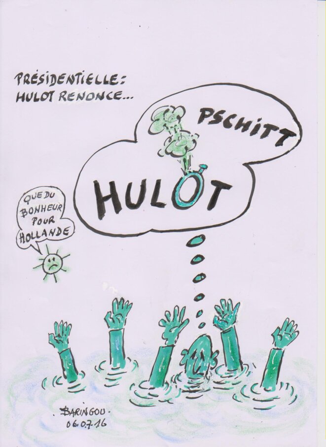 Présidentielle, Hulot renonce (nouveau dessin)