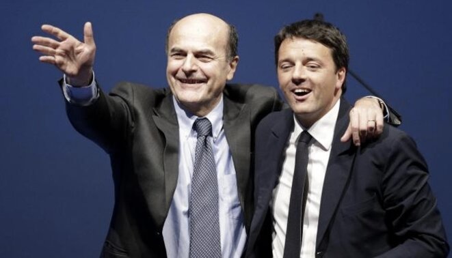 Pier Luigi Bersani et Matteo Renzi © Reuters Pier Luigi Bersani et Matteo Renzi © Reuters