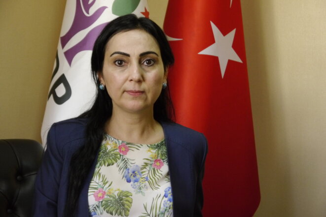 Figen Yüksekdağ, la coprésidente du HDP. © Amélie Poinssot Figen Yüksekdağ, la coprésidente du HDP. © Amélie Poinssot