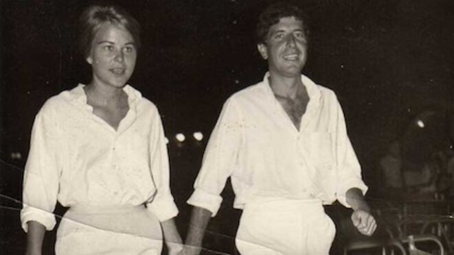 Léonard Cohen et Marianne Ihlen © Chart Atack Léonard Cohen et Marianne Ihlen © Chart Atack
