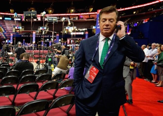 Paul Manafort, le sulfureux directeur de campagne de Trump. © Reuters Paul Manafort, le sulfureux directeur de campagne de Trump. © Reuters