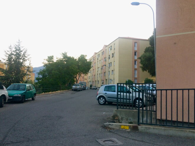 Dans le quartier de Lupino, sur les hauteurs de Bastia. © ES