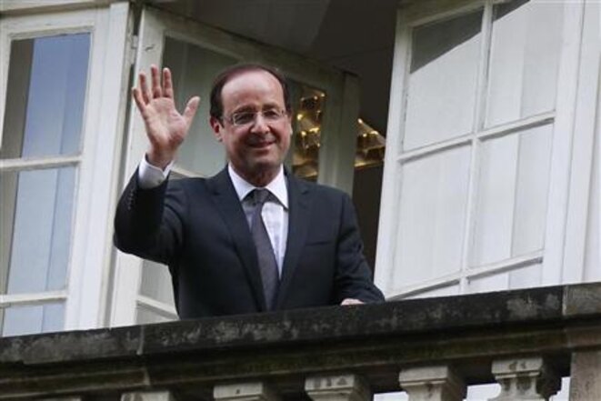 On his way out? Emmanuel Macron already speaks about François Hollande, pictured, in the past tense. © Reuters On his way out? Emmanuel Macron already speaks about François Hollande, pictured, in the past tense. © Reuters