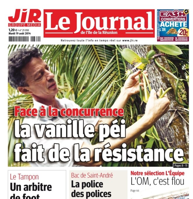 JIR © Journal de l'Ile de la Réunion JIR © Journal de l'Ile de la Réunion