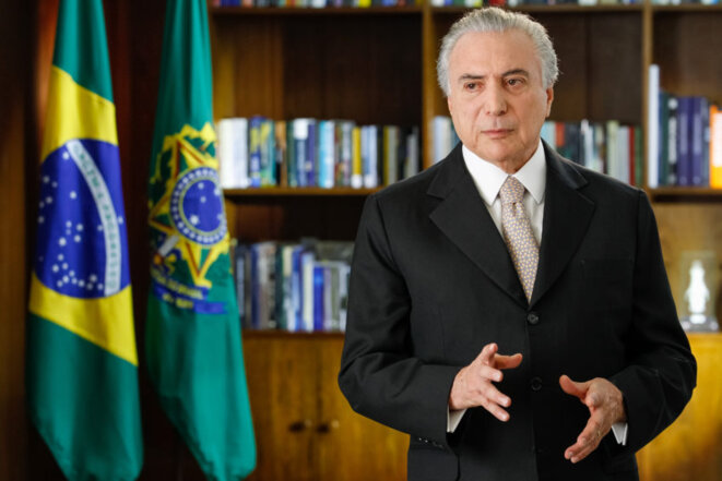 Michel Temer prend la présidence du Brésil. © Beto Barata/PR Michel Temer prend la présidence du Brésil. © Beto Barata/PR