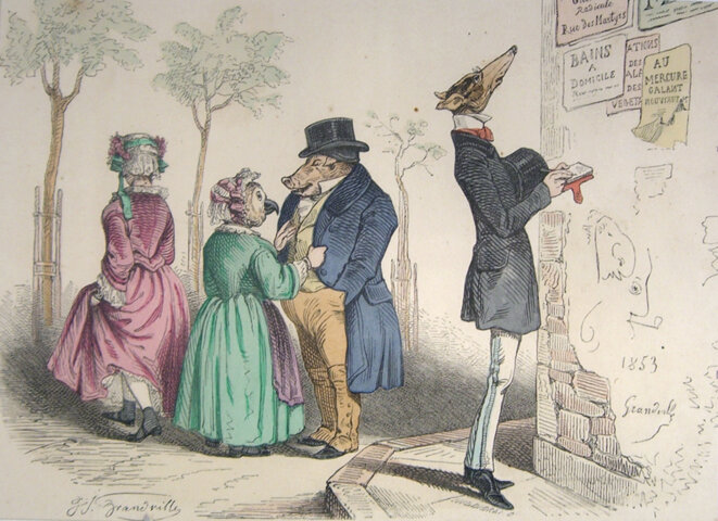 Grandville, 1853 © Jean-Jacques Grandville Grandville, 1853 © Jean-Jacques Grandville