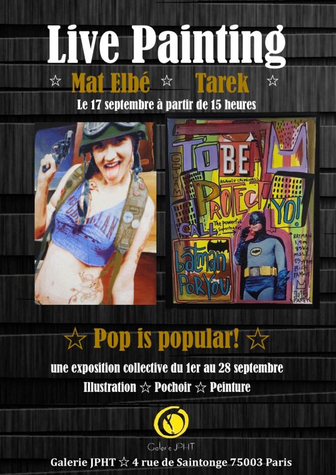 Live painting à la galerie JPHT