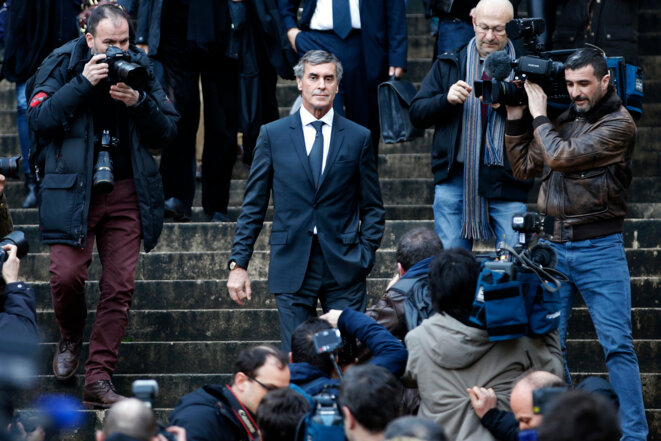 On trial: Jérôme Cahuzac, in February 2016, on the steps of the court in Paris; the hearing was postponed until September. © Reuters On trial: Jérôme Cahuzac, in February 2016, on the steps of the court in Paris; the hearing was postponed until September. © Reuters